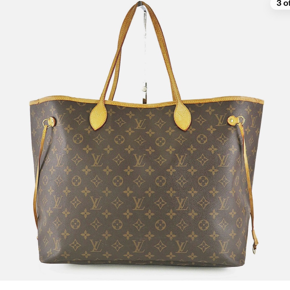 Louis Vuitton neverfull GM Brown and Tan Monogram Tote